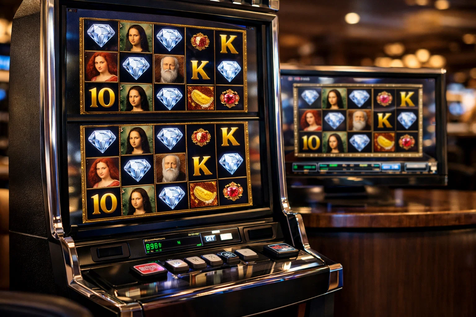 Tumbling Reels feature Da Vinci Diamonds